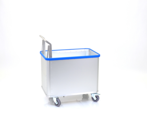 Gmöhling Aluminium kistenwagen G®-ERGO D 1408 / 180 D vario smart grip met verende bodem, laadvlak 740 x 510 mm, inhoud 180 l