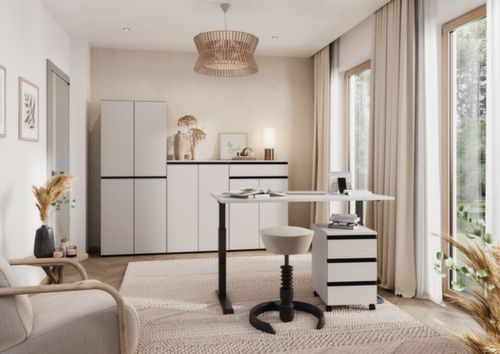 In hoogte verstelbaar bureau GW-BEDANO 9916 met C-voetonderstel