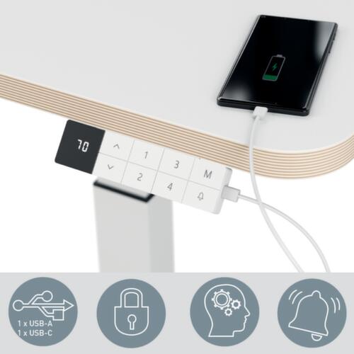 Leitz In hoogte verstelbaar zit-sta-bureau Ergo