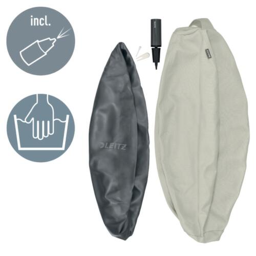 Leitz zitbal Active, zitting lichtgrijs