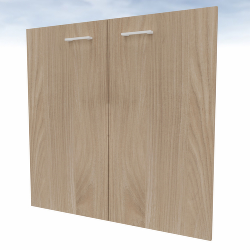 Quadrifoglio Dubbele openslaande deur voor scheidingswand, hoogte x breedte 860 x 830 mm