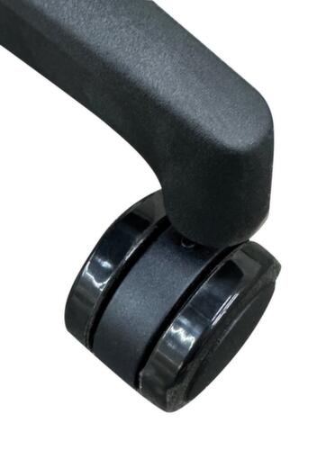 UDOBÄR Bureaustoel Iron met synchroonmechanisme, rugleuning met netbekleding en rugdrager, zwart