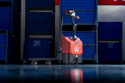 EP Zelfrijdende elektrische palletwagen EXP15, 1500 kg draagvermogen, polyurethaan/polyurethaan