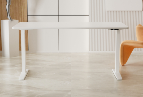 UDOBÄR elektrisch in hoogte verstelbaar bureau met T-voetonderstel