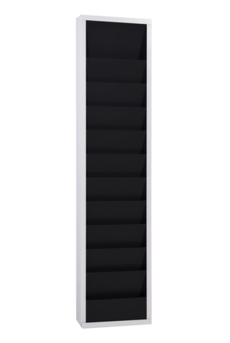 EICHNER Planningsbord met rails, zwart