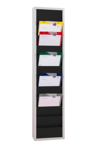 EICHNER Planningsbord met rails, zwart