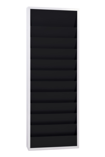 EICHNER Planningsbord met rails, zwart