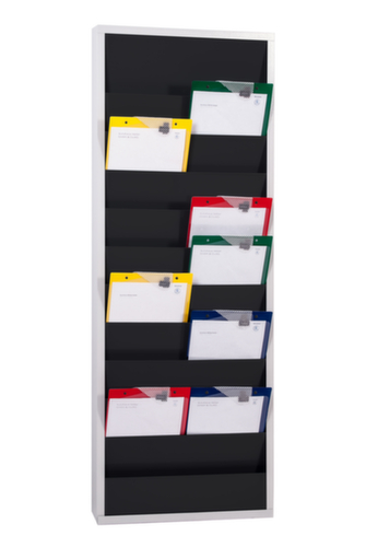 EICHNER Planningsbord met rails, zwart