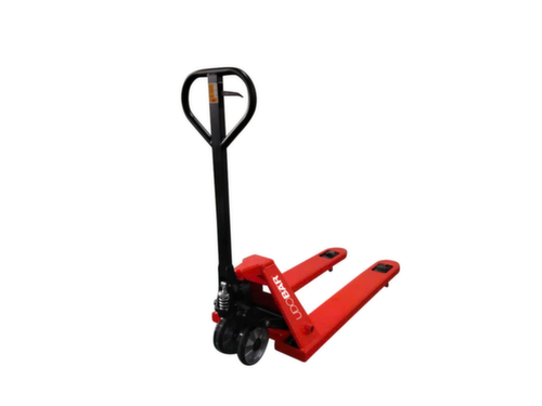 UDOBÄR Pallethefwagen, 2500 kg draagvermogen, polyurethaan/nylon