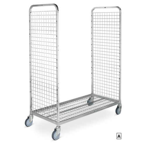 2 zijwanden + 1 onderstel met wielen