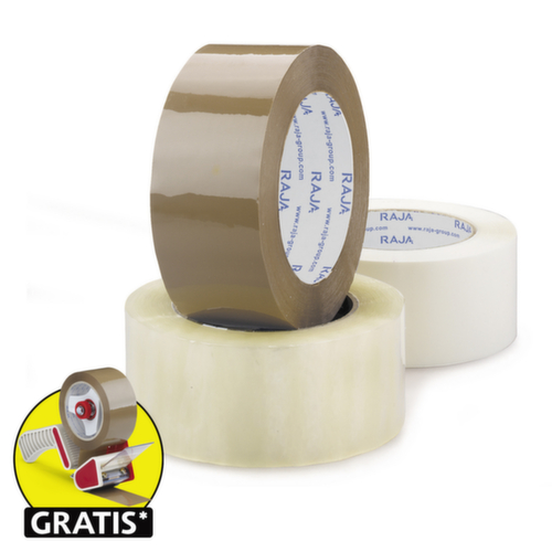 Low-noise PP-plakband, lengte x breedte 100 m x 50 mm