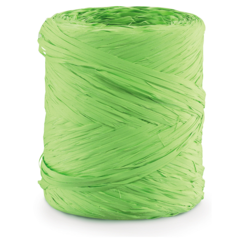 Cadeaulint van PP met raffia-effect groen