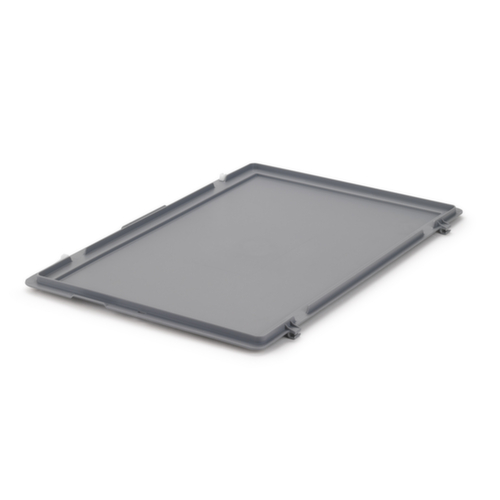 Deksel met scharnier voor euronorm-stapelbakken 600 x 400 mm