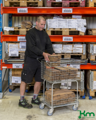 Kongamek Korfwagen, draagvermogen 100 kg, 2 etages