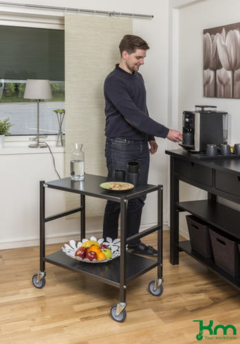 Kongamek Tafelwagen 625x414 mm, draagvermogen 150 kg, 2 etages