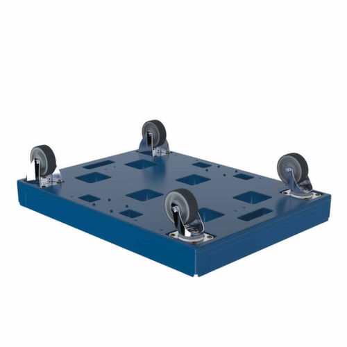 Transportrol FAVORIT XL met kunststof laadvlak, draagvermogen 300 kg, TPE banden