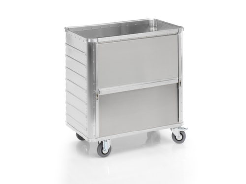 Gmöhling Bakwagen van aluminium met grijpopening, inhoud 355 l