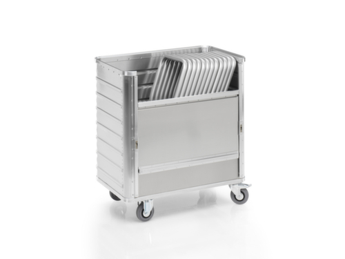 Gmöhling Bakwagen van aluminium met grijpopening, inhoud 355 l