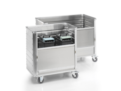 Gmöhling Bakwagen van aluminium met grijpopening, inhoud 355 l