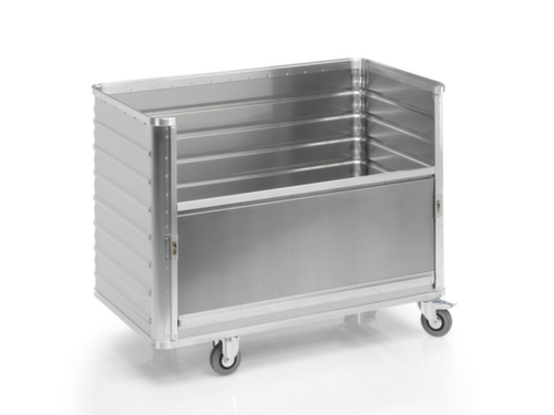 Gmöhling Bakwagen van aluminium met grijpopening, inhoud 650 l