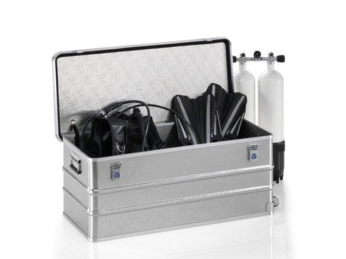 Gmöhling Stapelbare aluminium rolcontainer G®-BOX roll, inhoud 150 l