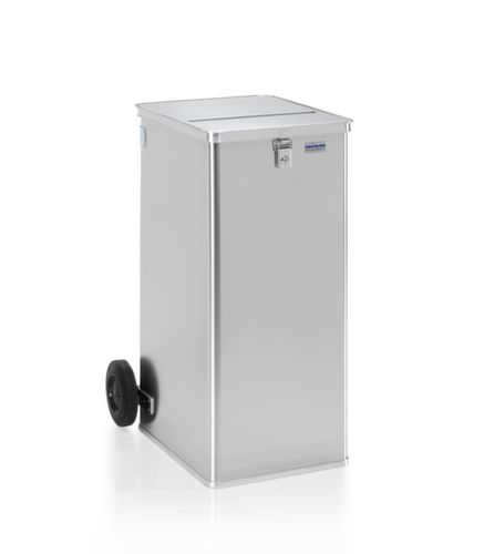 Gmöhling Aluminium dossierafvalbak G®-DOCU verrijdbaar, inhoud 240 l