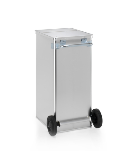 Gmöhling Aluminium dossierafvalbak G®-DOCU verrijdbaar, inhoud 240 l