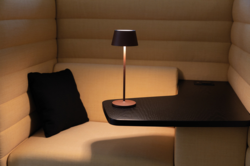 MAUL LED-tafellamp MAULnina, licht warmwit, bruin