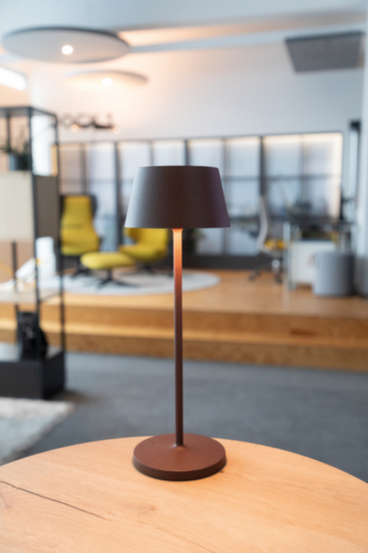 MAUL LED-tafellamp MAULnina, licht warmwit, bruin