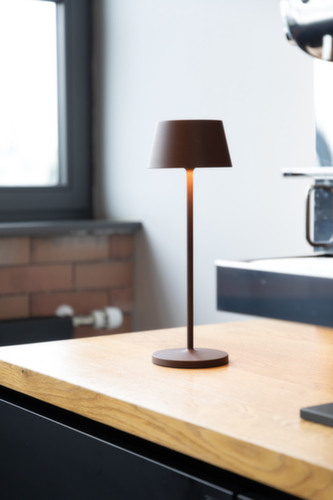 MAUL LED-tafellamp MAULnina, licht warmwit, bruin