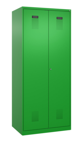 C+P locker voor scheiding van kleding Evolo PLUS met dubbele vakken, vakbreedte 400 mm