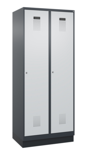 C+P Locker Evolo PLUS voor scheiding van kleding, vakbreedte 400 mm