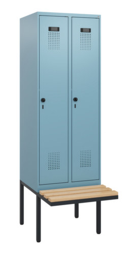 C+P locker Evolo PLUS met zwevende bank, vakbreedte 300 mm