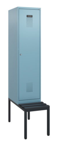 C+P locker Evolo PLUS met bank, vakbreedte 400 mm