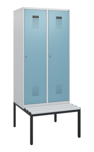 C+P locker Evolo PLUS met bank, vakbreedte 400 mm