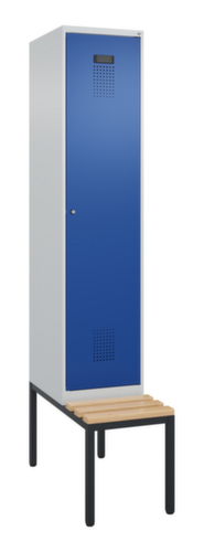 C+P locker Evolo PLUS met bank, vakbreedte 400 mm