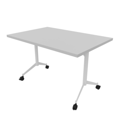 Quadrifoglio Klaptafel Pop-Up, hoogte x breedte x diepte 750 x 1200 x 800 mm, plaat grijs