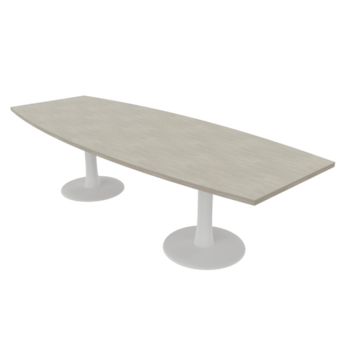Quadrifoglio Vergadertafel IDEA+, breedte x diepte 2800 x 1100 mm, plaat beton