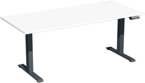 Gera elektrisch in hoogte verstelbaar bureau Elevate Basic met T-voetonderstel