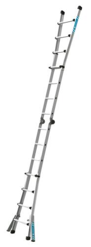 ZARGES Multifunctionele telescoopladder Variotec V aan beide zijden bruikbaar