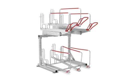 WSM Dubbeldeks fietsenrek BikeHub Economy