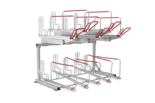 WSM Dubbeldeks fietsenrek BikeHub Economy