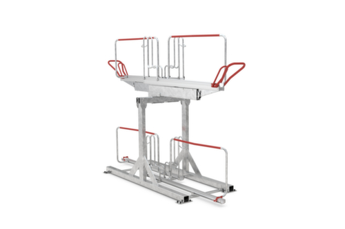 WSM Dubbeldeks fietsenrek BikeHub Economy