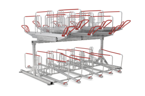 WSM Dubbeldeks fietsenrek BikeHub Economy