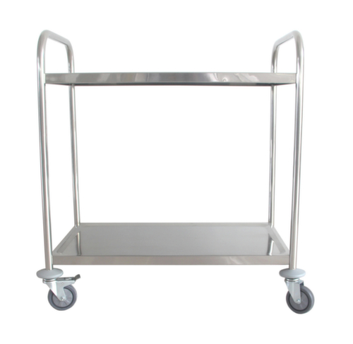 UDOBÄR RVS serveerwagen, draagvermogen 100 kg, 2 etages