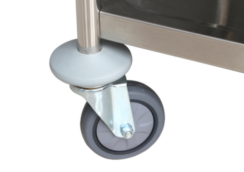 UDOBÄR RVS serveerwagen, draagvermogen 150 kg, 3 etages