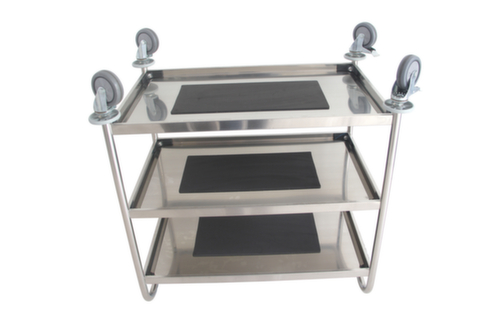 UDOBÄR RVS serveerwagen, draagvermogen 150 kg, 3 etages