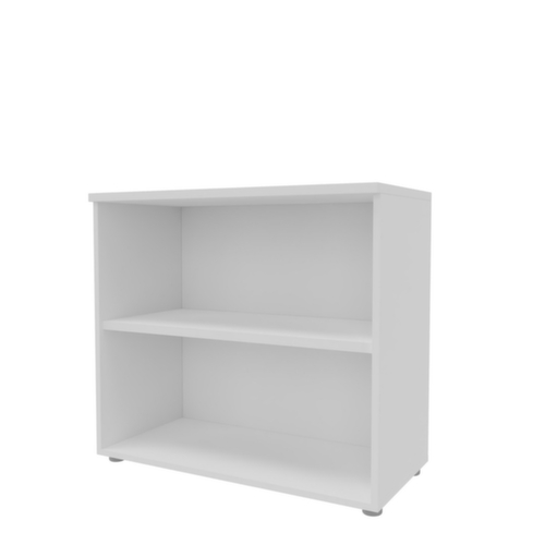 Quadrifoglio Kantoorstelling Practika, breedte 900 mm, 2 OH, wit