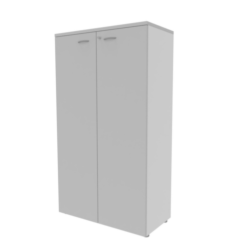 Quadrifoglio Kantoorkast Practika, 4 ordnerhoogten, wit/grijs