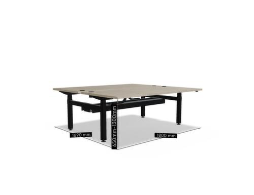 .mdd Elektrisch in hoogte verstelbaar dubbel bureau OGI DRIVE Bench